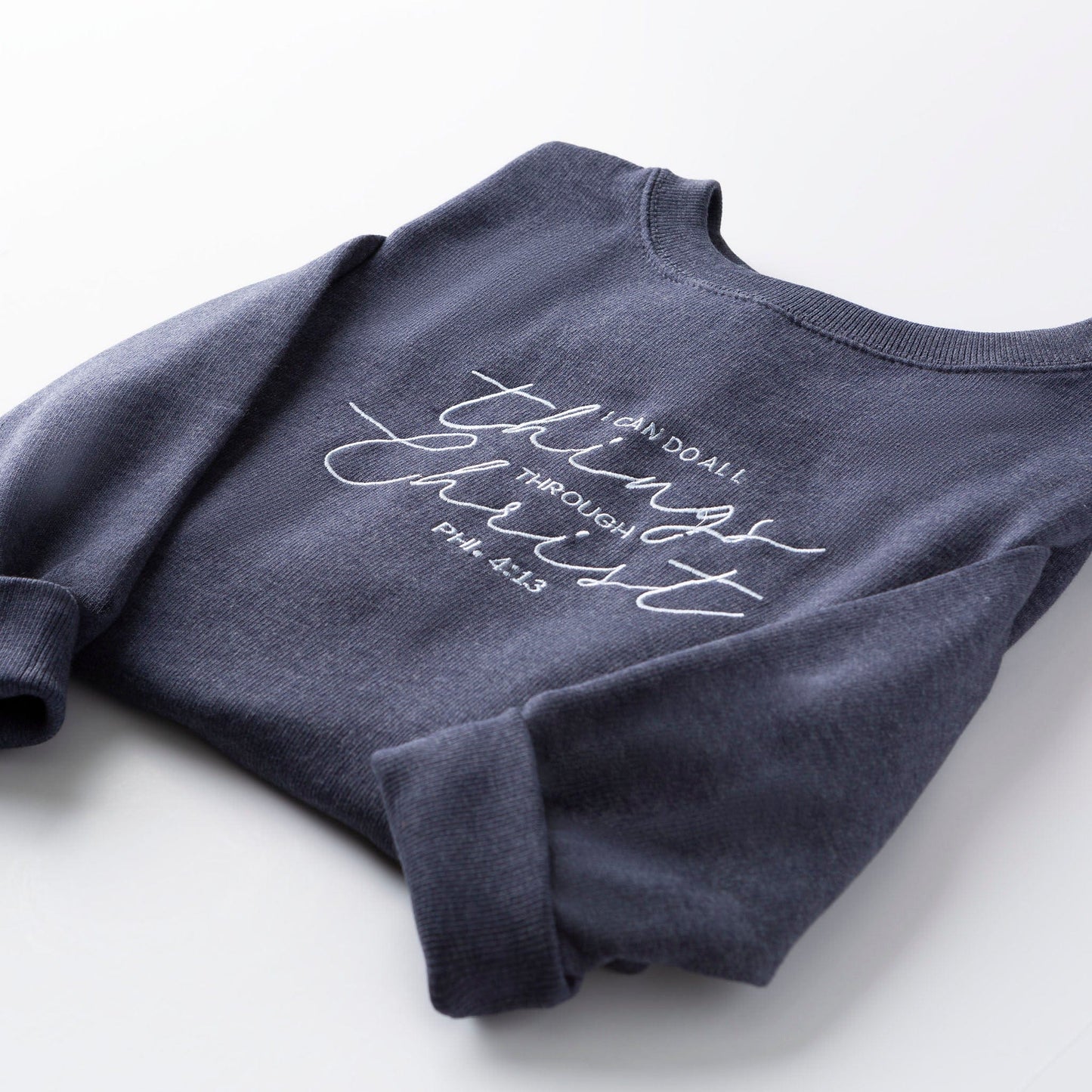 Embroidered I Can Do All Things Sweatshirt