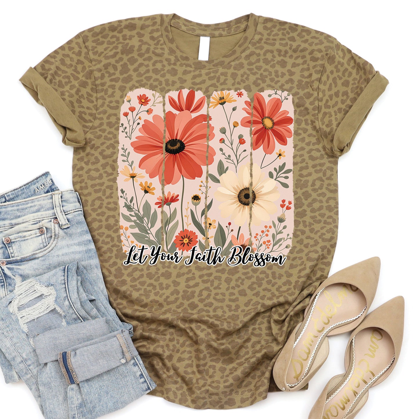 Let Your Faith Blossom Tee