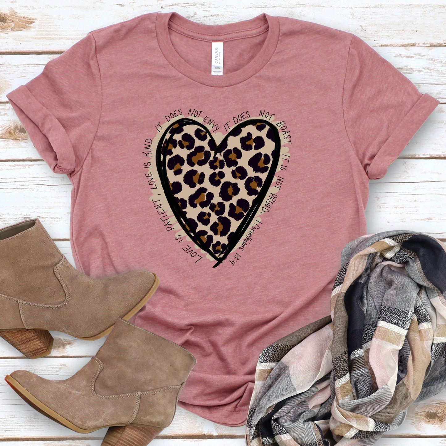 Love Leopard Tee