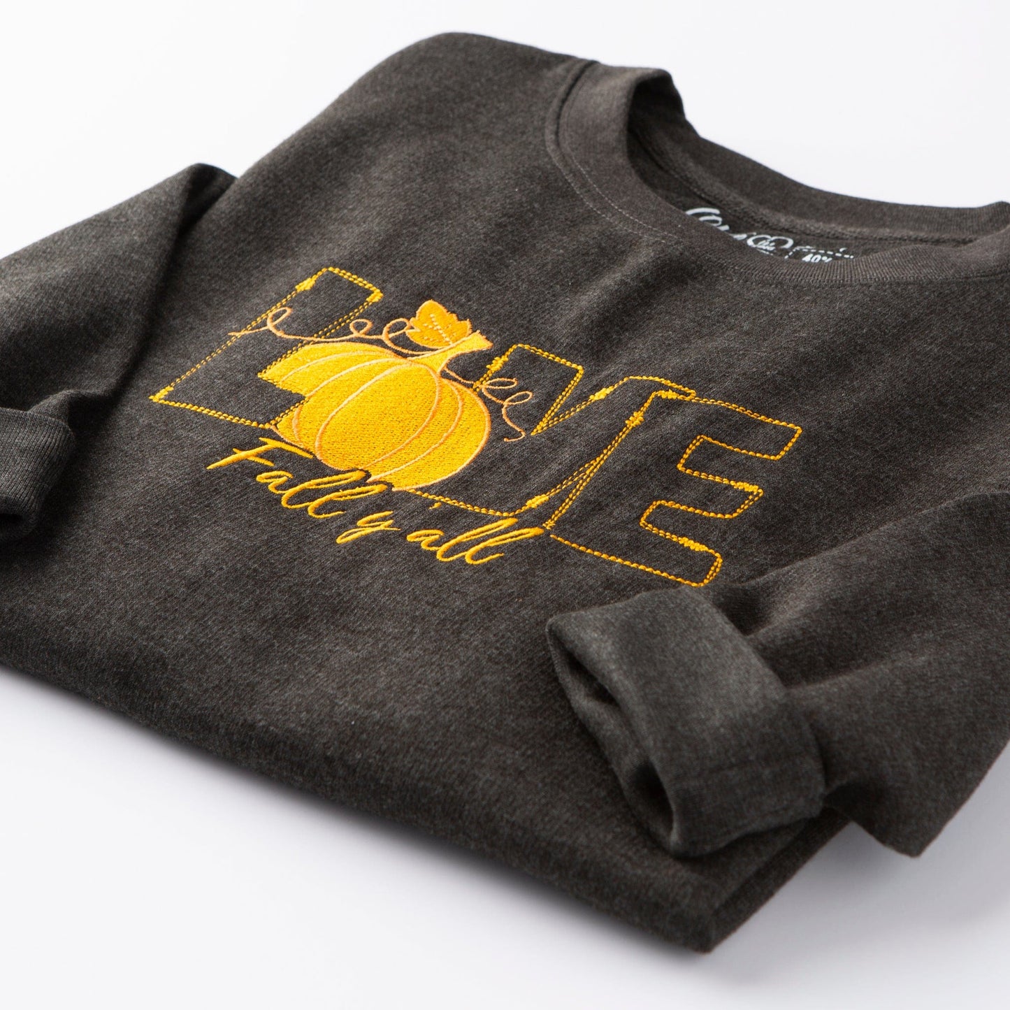 Embroidered Love Fall Y'all Sweatshirt