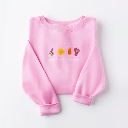 Embroidered Sweet Summertime Sweatshirt