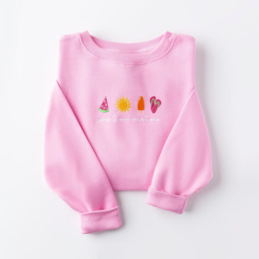 Embroidered Sweet Summertime Sweatshirt