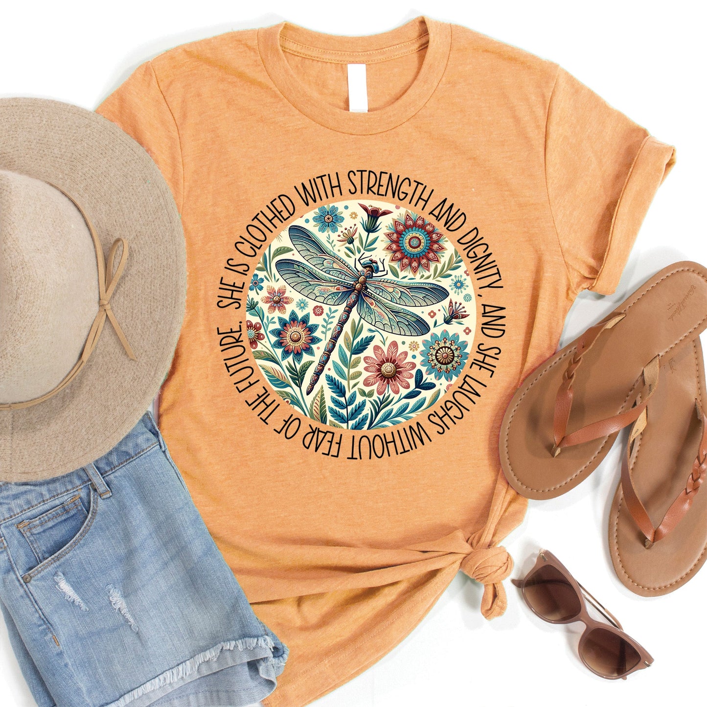 She Is Clothed With Strength Tee