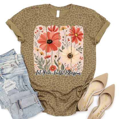 Let Your Faith Blossom Tee