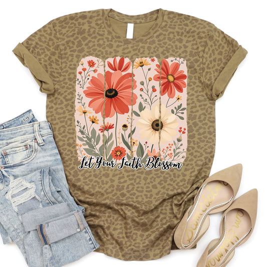 Let Your Faith Blossom Tee