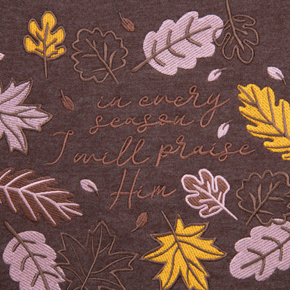 Embroidered I Will Praise Him Sweatshirt