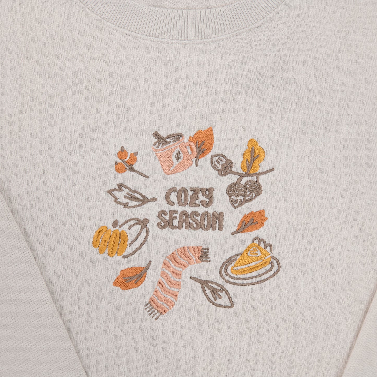 Embroidered Cozy Season Sweatshirt