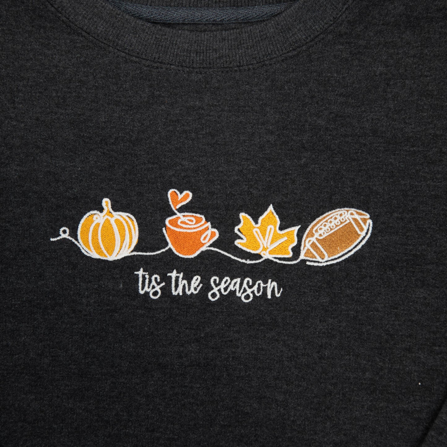 Embroidered Tis the Season Sweatshirt