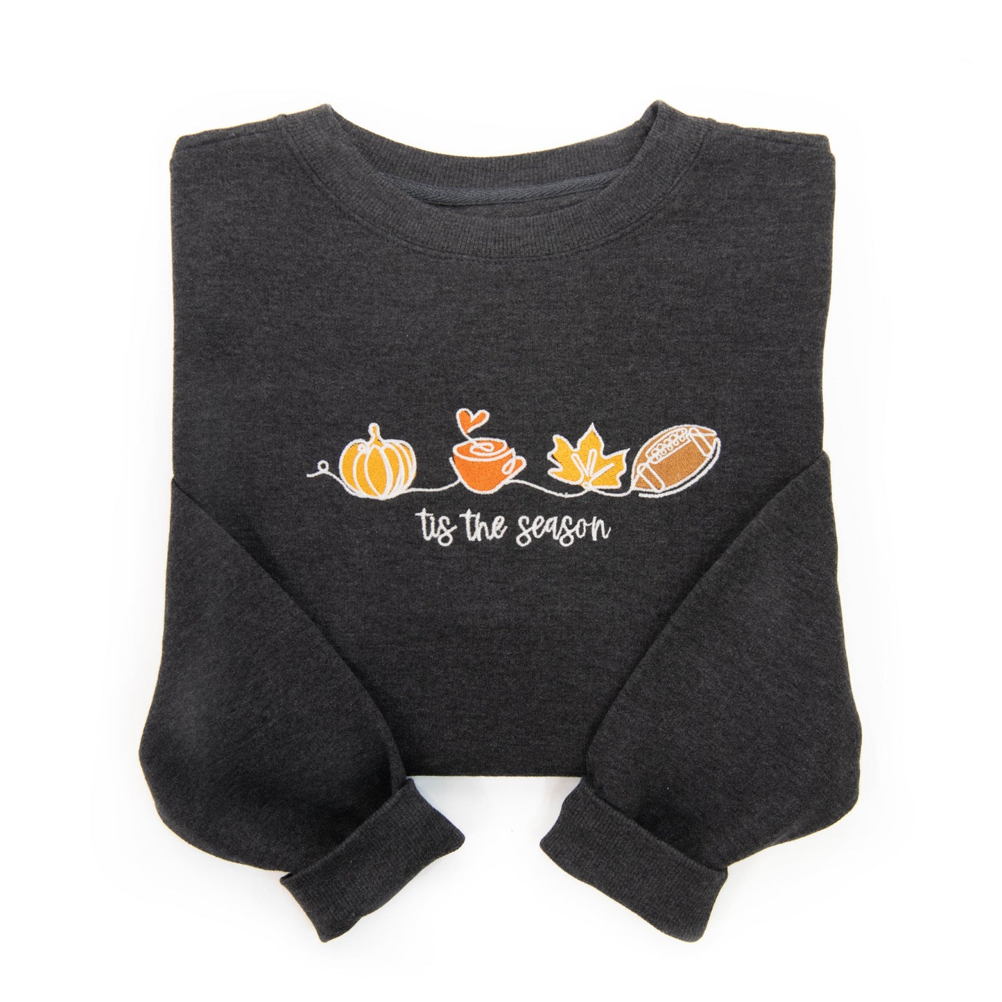 Embroidered Tis the Season Sweatshirt