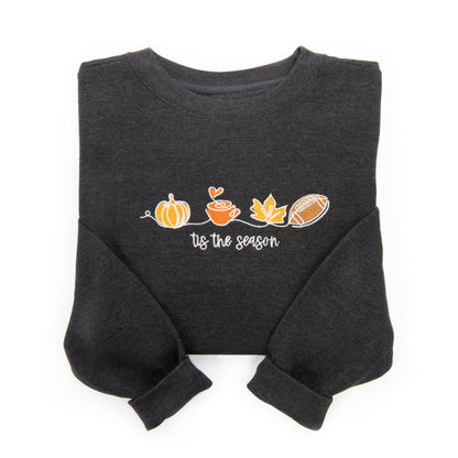 Embroidered Tis the Season Sweatshirt
