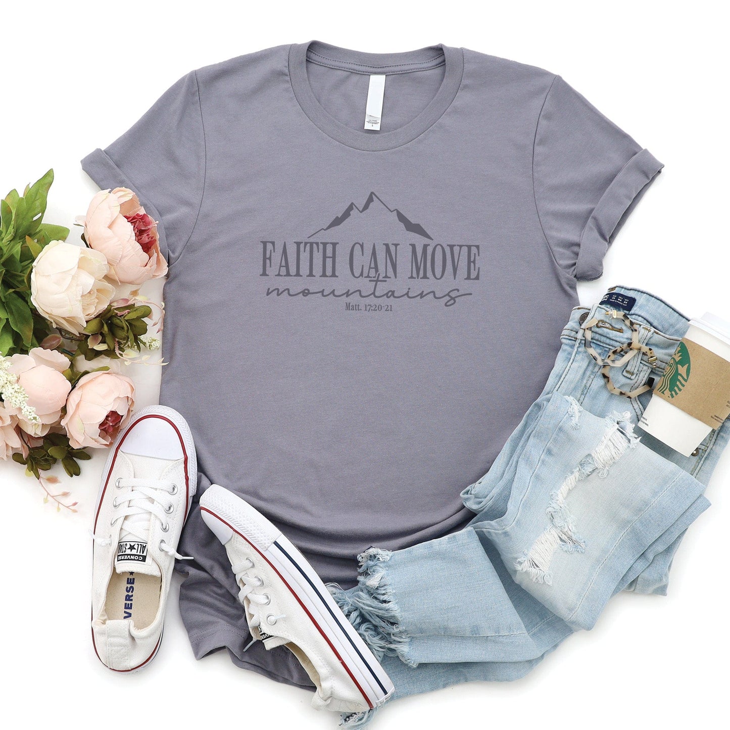 Faith Can Move Mountains Tee