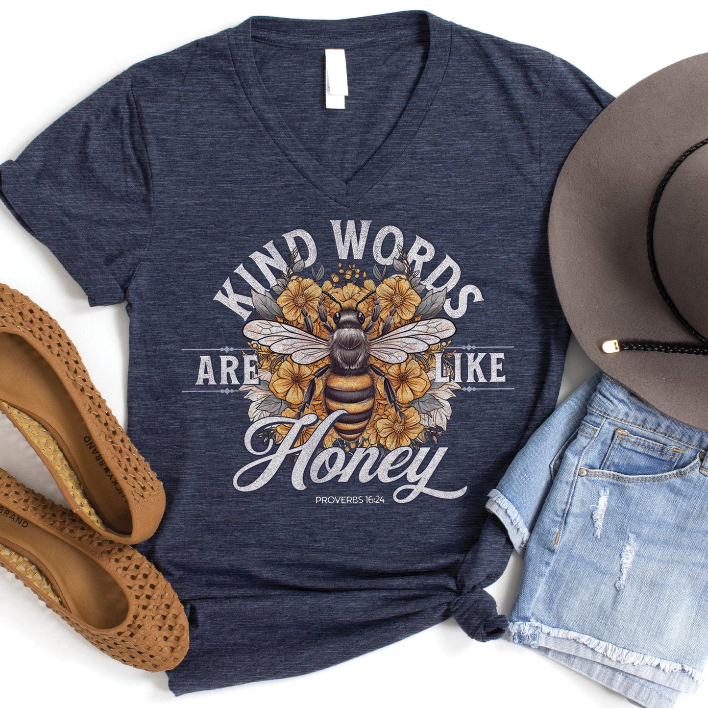 Kind Words Are Like Honey V-Neck