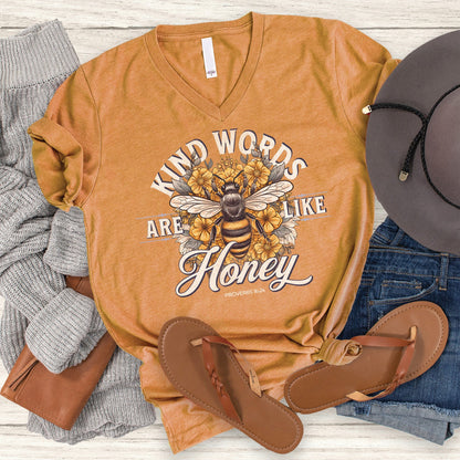 Kind Words Are Like Honey V-Neck