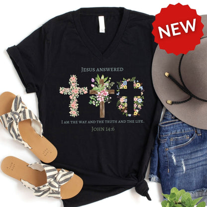 Jesus Answered V-Neck