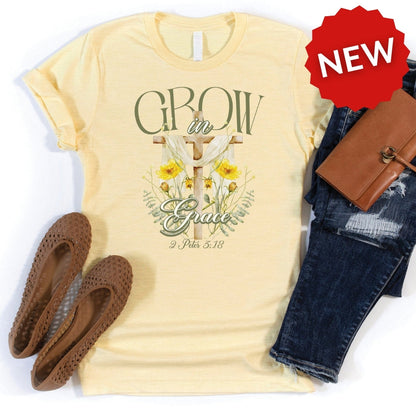 Grow in Grace Cross Tee